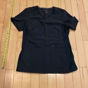 Cherokee iflex Scrub Top Dark Gray